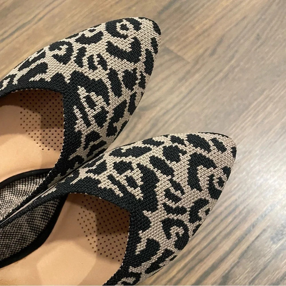 Corso Como Julia Stretch Knit Animal Leopard Print Ballet Flats Size 7 - Picture 7 of 10